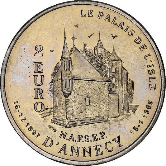 Francúzsko,
2 eurá,
Annecy – Claude Berthollet