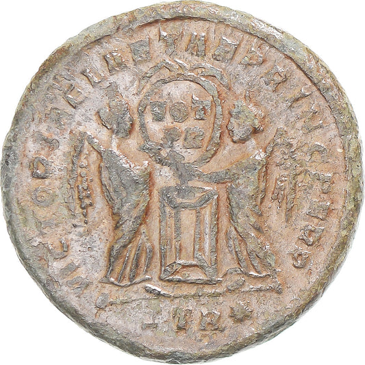 minca,
Konštantín II,
Follis