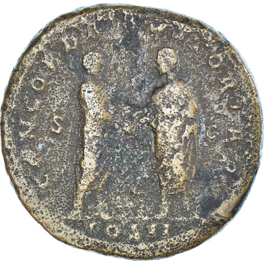 minca,
Lucius Verus,
Sestertius