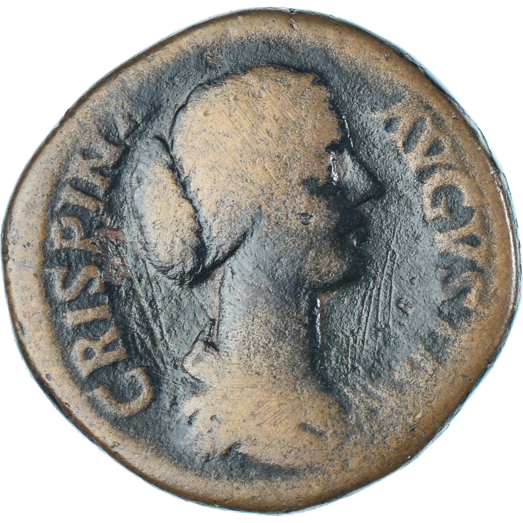 minca,
crispina,
Sestertius