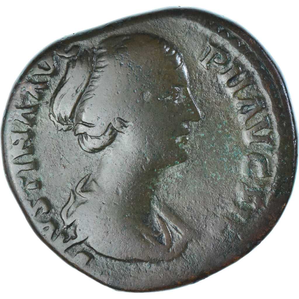 minca,
Faustína I.
Sestertius