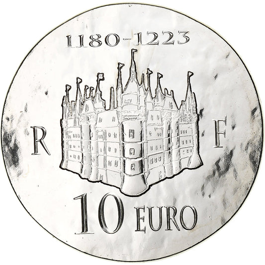 Francúzsko,
10 eur,
Filip II Augustus