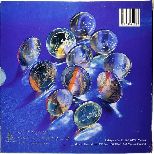 Fínsko,
Setze 1 ct. - 2 eurá,
FDC