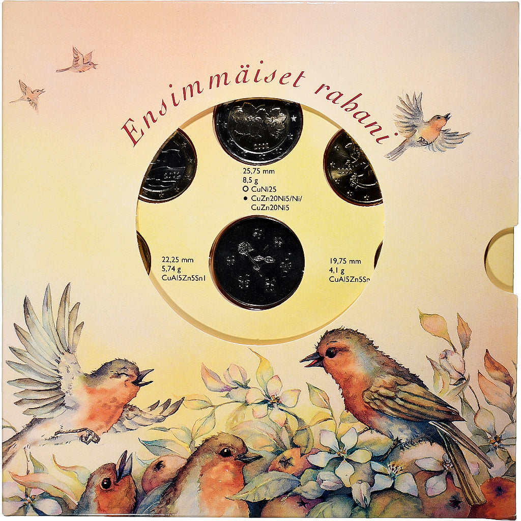 Fínsko,
Setze 1 ct. - 2 eurá + Jeton,
Prvý rabani