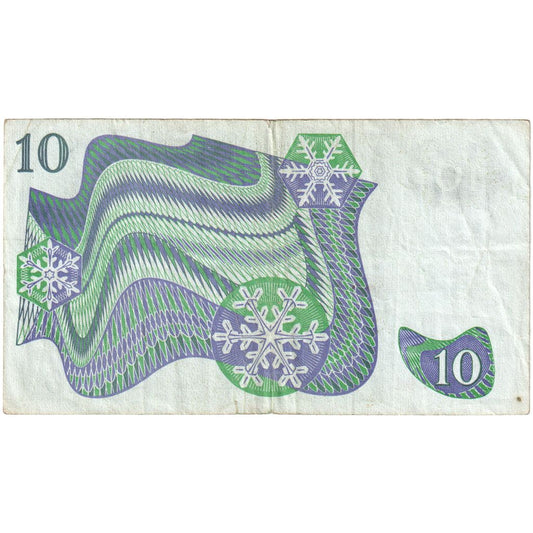 Švédsko,
10 korún,
1984