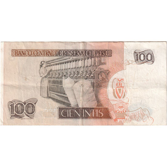 peru,
100 Intis,
1985-02-01