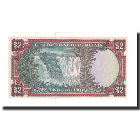 bankovka,
Rhodesia,
2 doláre
