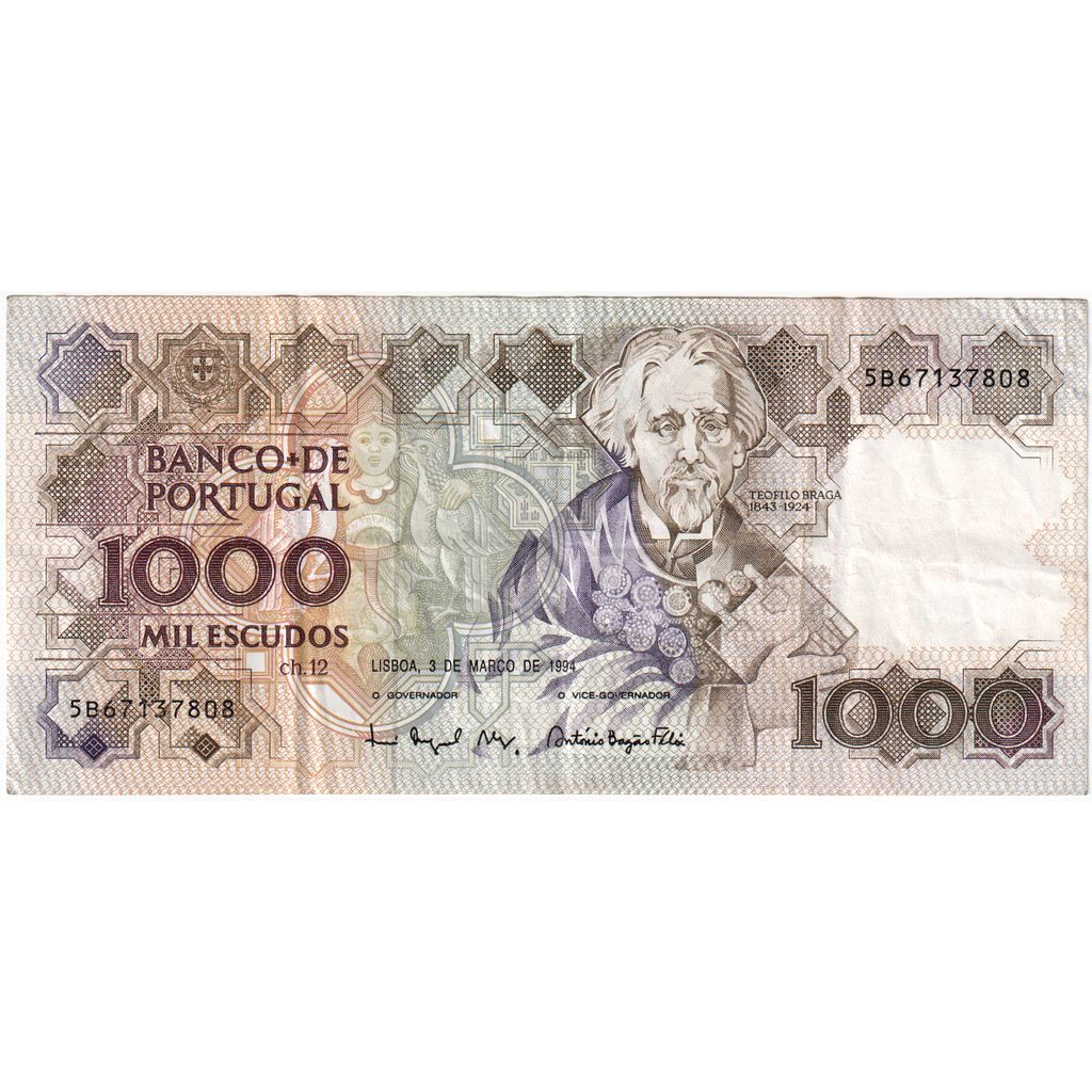 Portugalsko,
1000 escudo,
1994