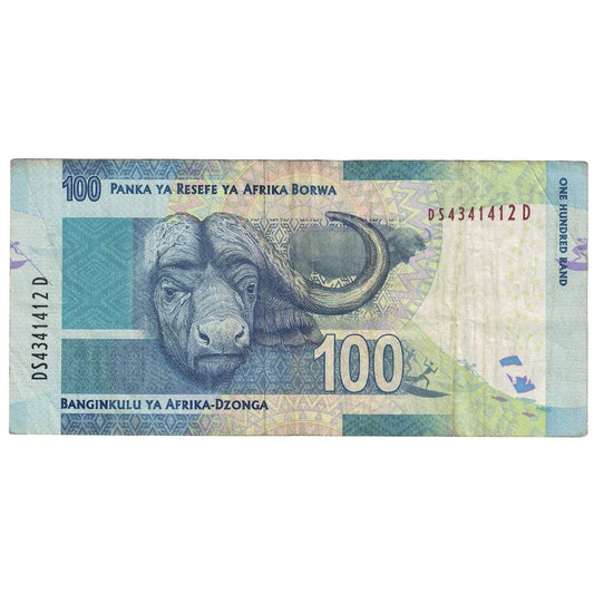 bankovka,
Južná Afrika,
100 randov