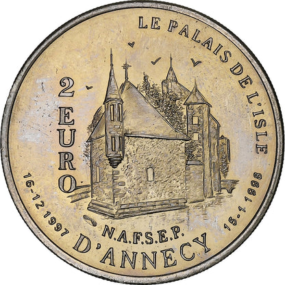 Francúzsko,
 
 2 eurá,
 
 Annecy – Claude Berthollet