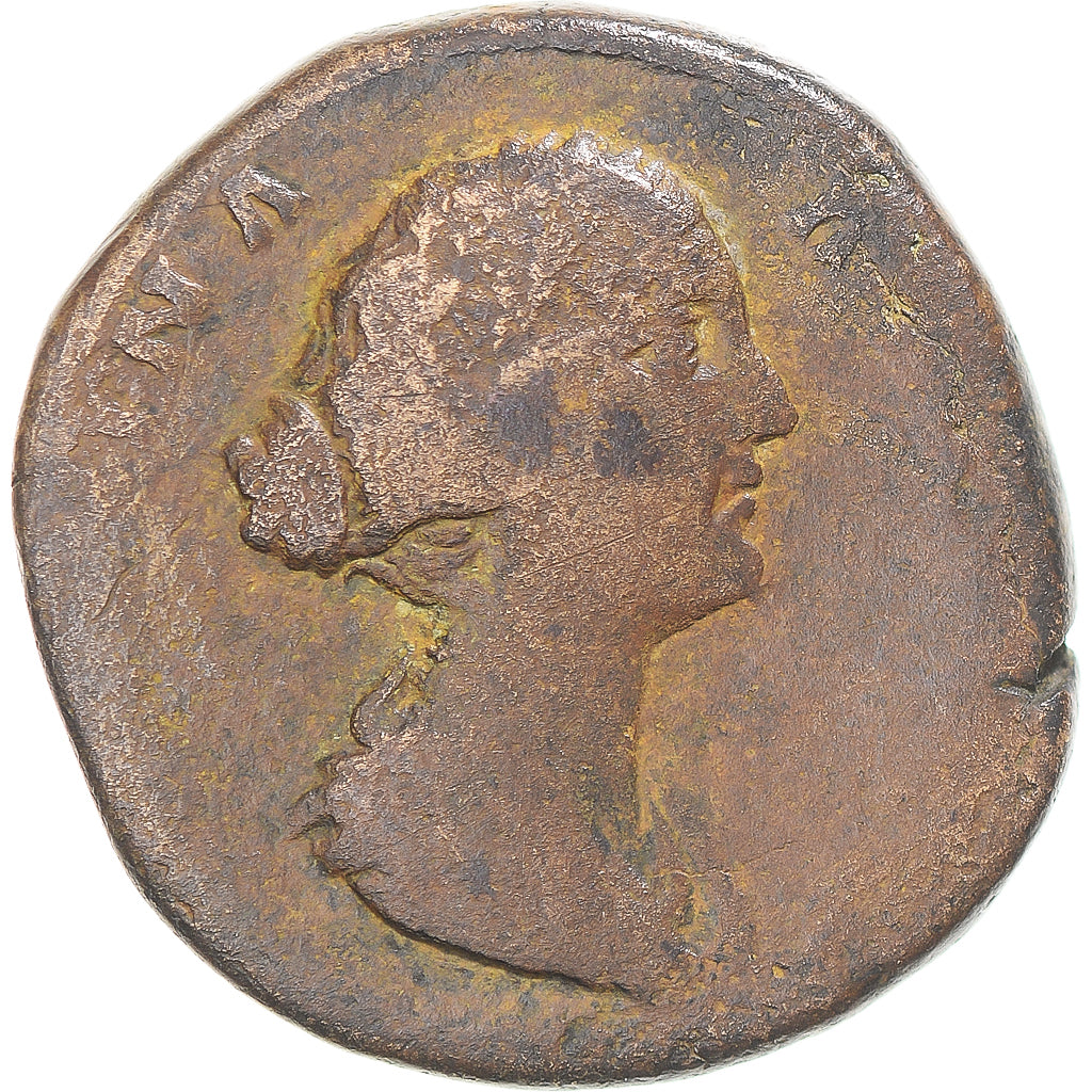 minca,
 
 Faustína II.
 
 Sestertius