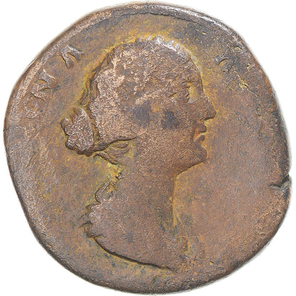minca,
 
 Faustína II.
 
 Sestertius
