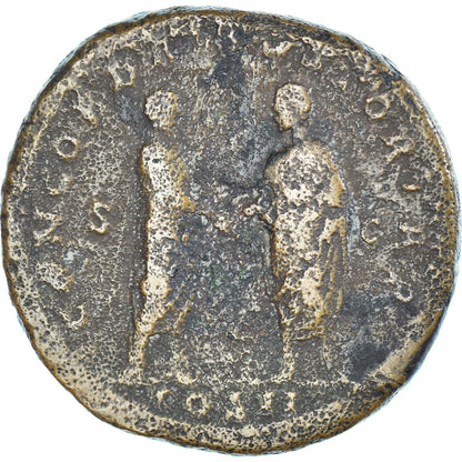 minca,
 
 Lucius Verus,
 
 Sestertius