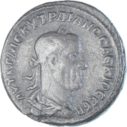 minca,
 
 Trajan Decius,
 
 Tetradrachm