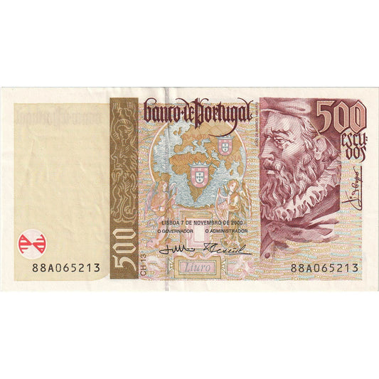 Portugalsko, 
  
  500 escudo, 
  
  2000-11-07