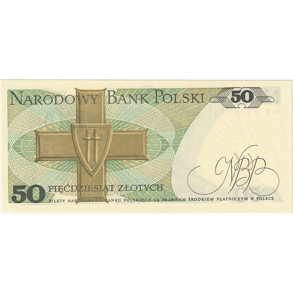 bankovka,
 
 Poľsko,
 
 50 zlotých