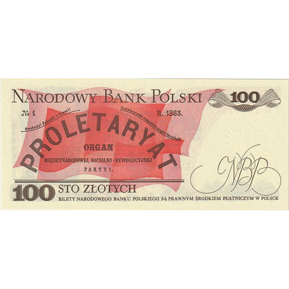 bankovka,
 
 Poľsko,
 
 100 zlotých