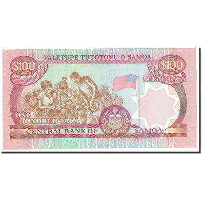 bankovka,
 
 západná Samoa,
 
 100 tali