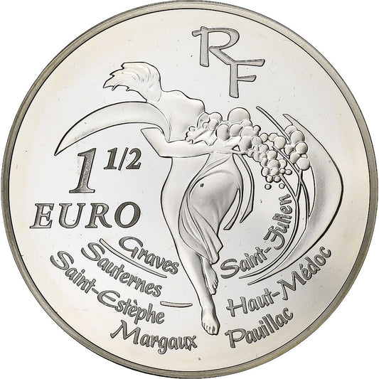 Francúzsko, 
  
  1-1/2 eura, 
  
  Classement des Vins de Bordeaux