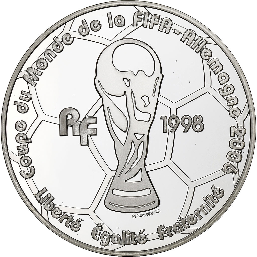 Francúzsko, 
  
  1 1/2 eura, 
  
  La France – Championne du monde 98