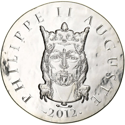 Francúzsko,
 
 10 eur,
 
 Filip II Augustus