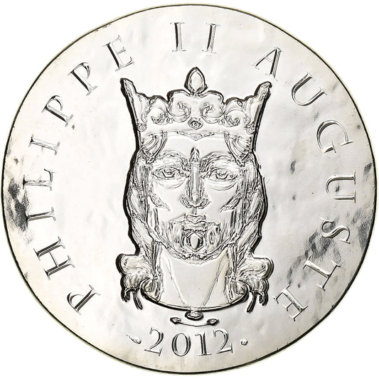 Francúzsko,
 
 10 eur,
 
 Filip II Augustus