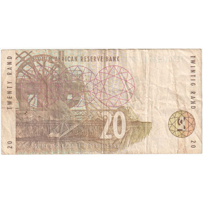 Južná Afrika,
 
 20 randov,
 
 VF (30-35)
