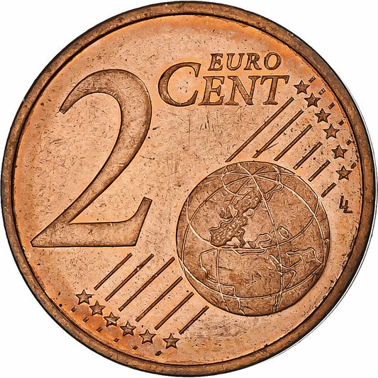 Francúzsko,
 
 2 euro centy,
 
 2020