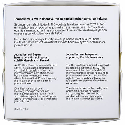 Fínsko,
 
 2 eurá,
 
 Žurnalistika