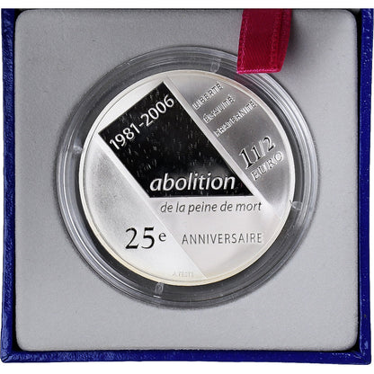 Francúzsko, 
  
  1-1/2 eura, 
  
  Abschaffung der Peine de Mort