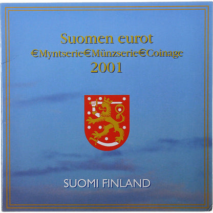 Fínsko, 
  
  Setze 1 ct. - 2 eurá, 
  
  2001