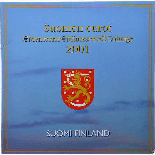 Fínsko, 
  
  Setze 1 ct. - 2 eurá, 
  
  2001