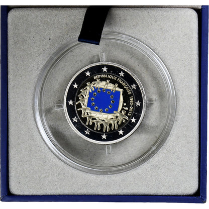 Francúzsko, 
  
  2 eurá, 
  
  Europäischer Vorhang