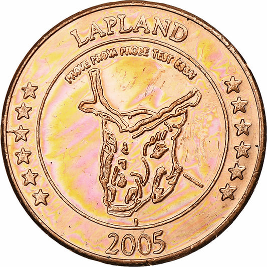 Fínsko,
 
 Laponsko,
 
 2 euro centy