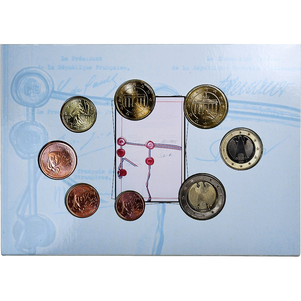 Francúzsko, 
  
  1 cent za 2 eurá, 
  
  40 Jahre alt, Traceé de l'Élysée