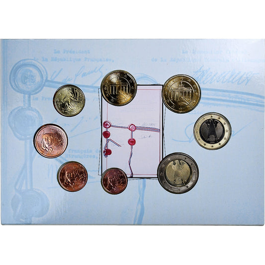 Francúzsko, 
  
  1 cent za 2 eurá, 
  
  40 Jahre alt, Traceé de l'Élysée