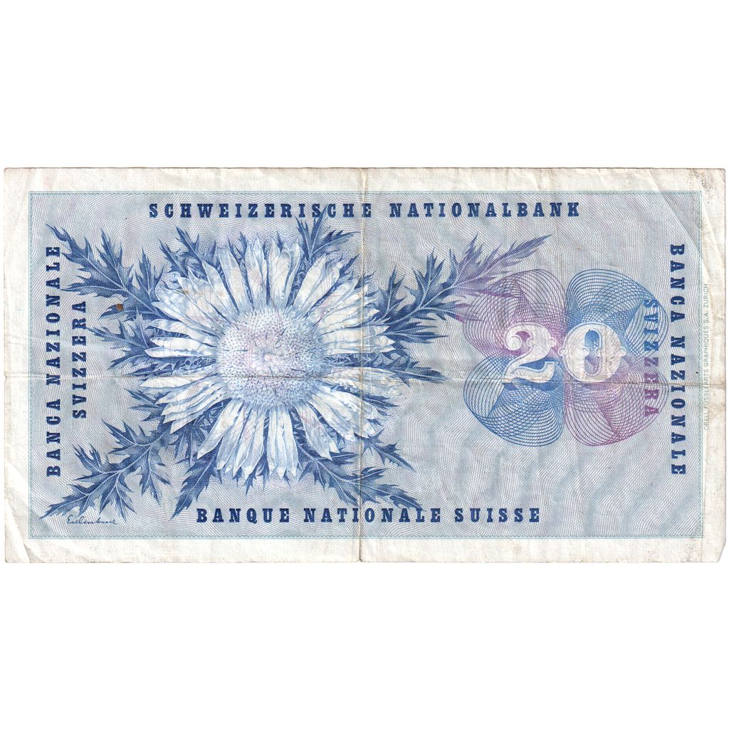 Švajčiarsko,
 
 20 Frankena,
 
 1964-12-23