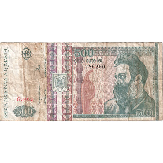 bankovka,
 
 Rumunsko,
 
 500 lei