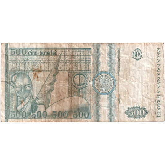 bankovka,
 
 Rumunsko,
 
 500 lei