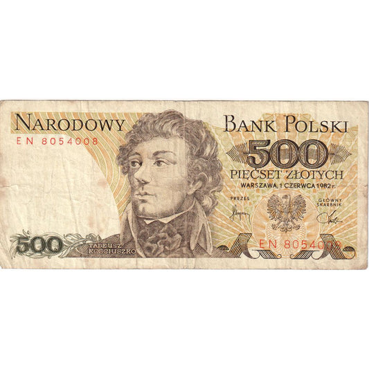 Poľsko,
 
 500 zlotých,
 
 VF (20-25)