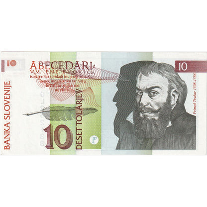 Slovinsko,
 
 10 Tolarjew,
 
 1992