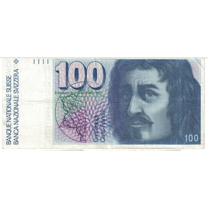 bankovka,
 
 Švajčiarsko,
 
 100 frankov