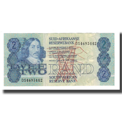 bankovka,
 
 Južná Afrika,
 
 2 Rand