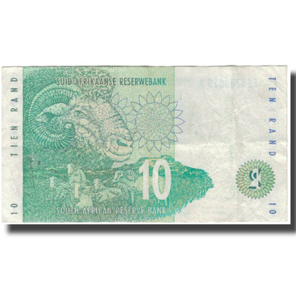 bankovka,
 
 Južná Afrika,
 
 10 Rand