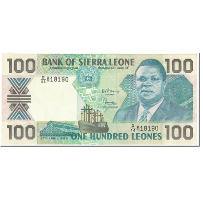 bankovka,
 
 sierra leone,
 
 100 Leonov
