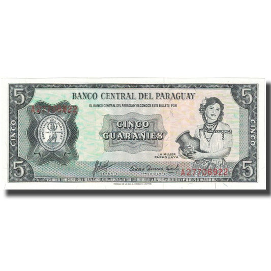 bankovka,
 
 Paraguaj,
 
 5 záruk