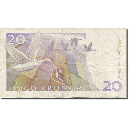 bankovka,
 
 Švédsko,
 
 20 korún