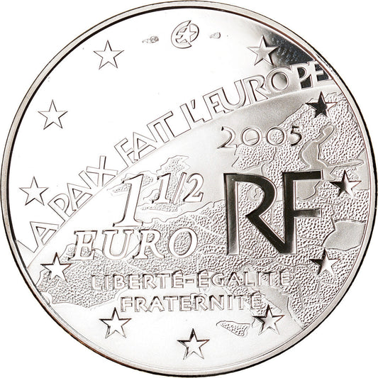 Francúzsko, 
  
  1-1/2 eura, 
  
  Ende des Two Weltkriegs